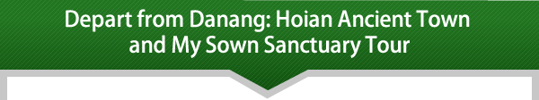 Depart form Danang: Hoian Ancient Town and My Son Sanctuary Tour